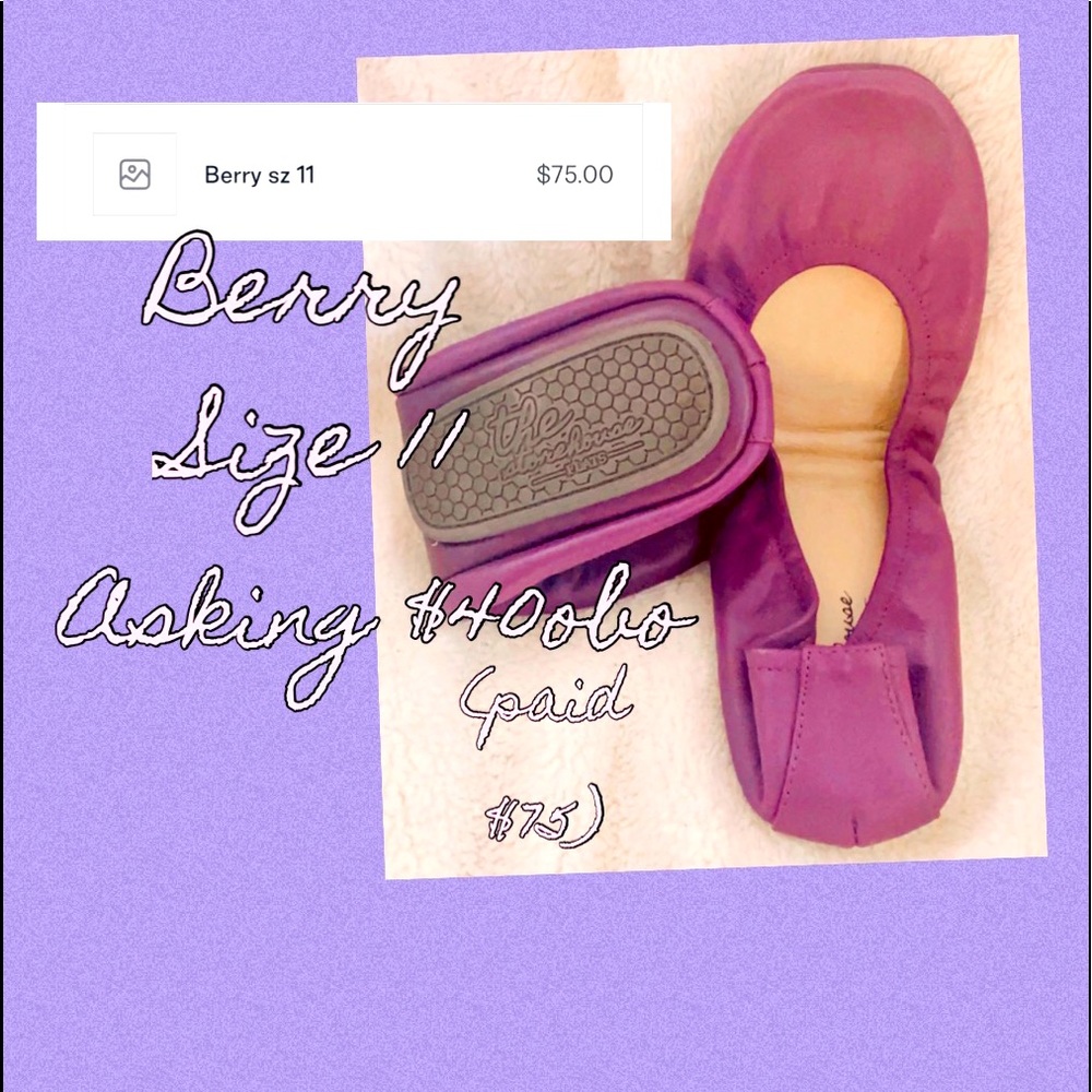Beautiful Storehouse Flats Berry Size 11! $40!